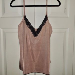 Silk Lace Cami Tank